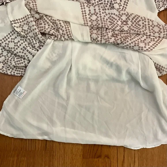 NWT Free People Kimono Maxi Dress in Pearl and Brown - Picture 15 of 16